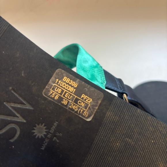 Stuart Weitzman Bandeau Sport Sandal Teva Style Satin Bow Strap Size 7.5 Adjusts - Picture 9 of 10